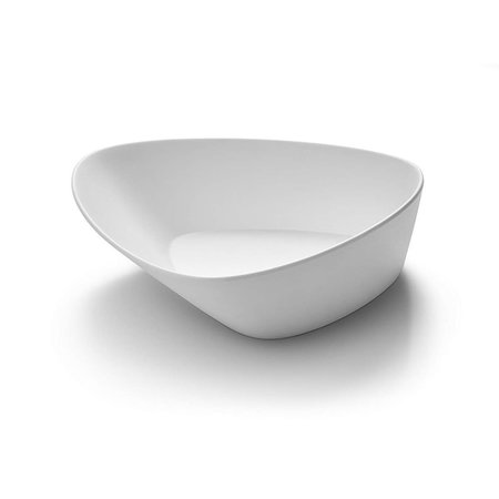 ROSSETO Large Triangle Melamine BowlWhite 3 Units MEL020